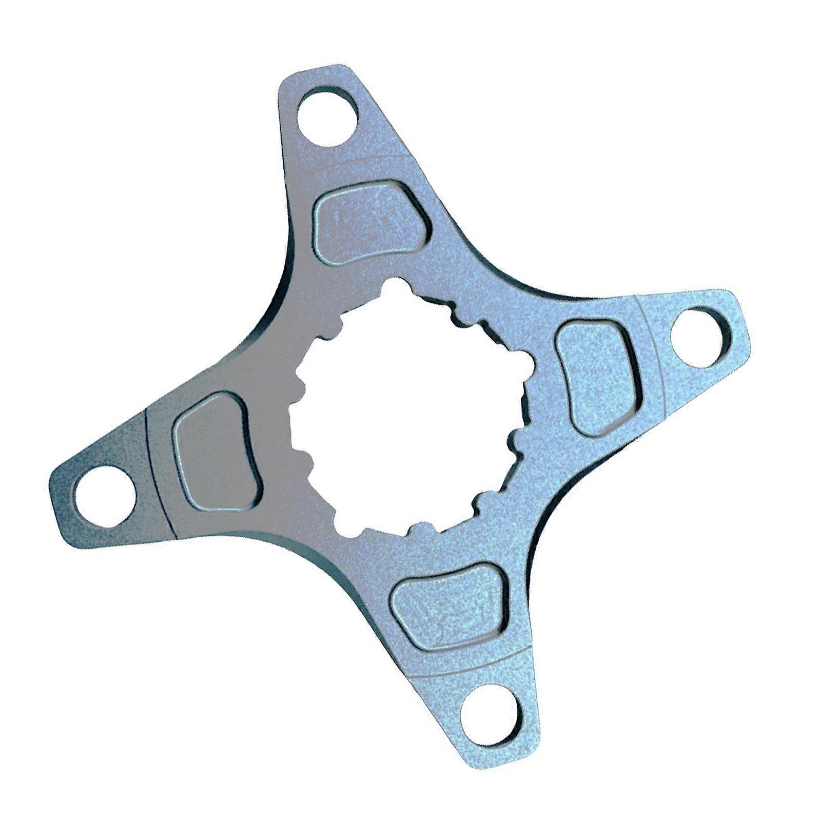 Folding Mountain Bike Chainring Adapters Replacement to 104 110 130 BCD Direct Mount Chainring Converter Enduring Titanium color