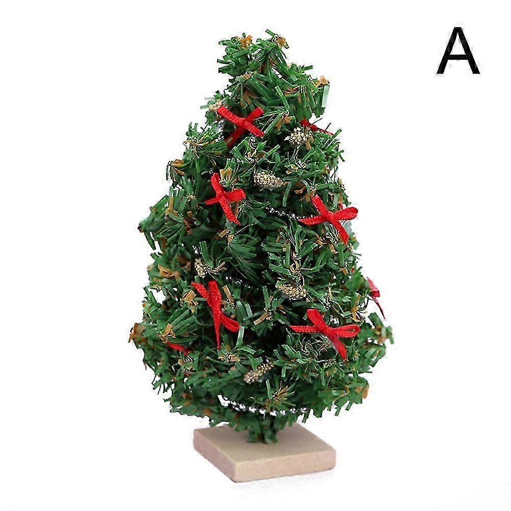 Miniature Christmas Tree Simulation Xmas Tree Model Doll House Decor