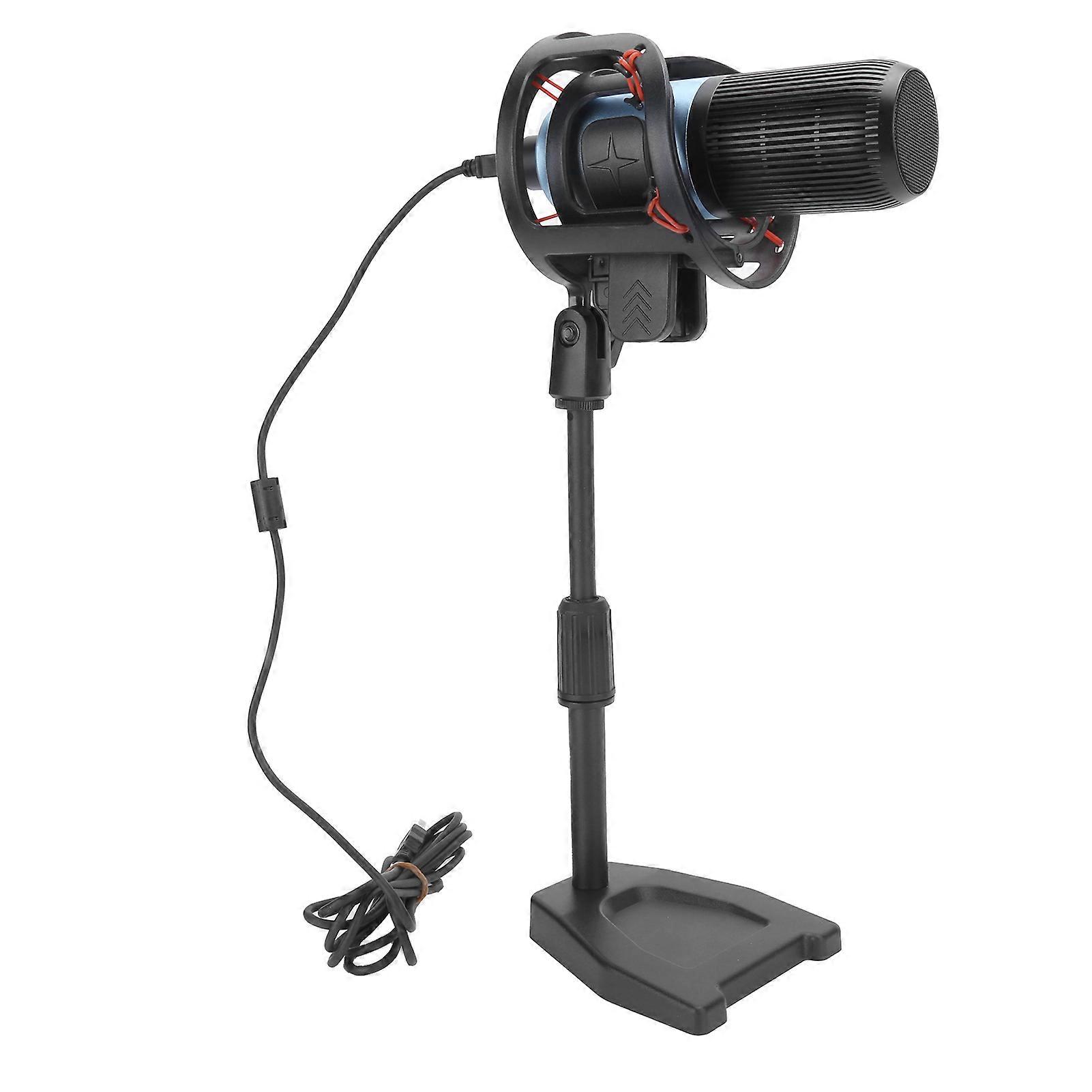 Studio USB Cardioid Condenser Microphone Set, Metal & ABS, 991g