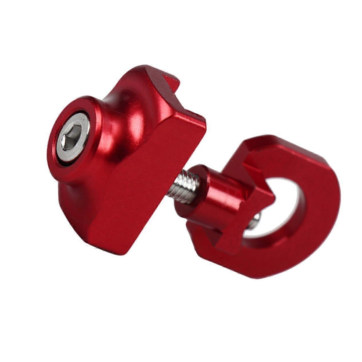Chain Tensioner Adjuster Tool Roller For Folding Bike Durable Lightweight Safety Design Red