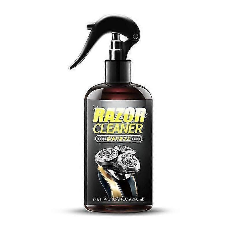Universal Electric Shaver Cleaning Solution, Blade Cleaner with Brush, For Cleaning, Lubricating, And Rust Prevention To Most Shavers