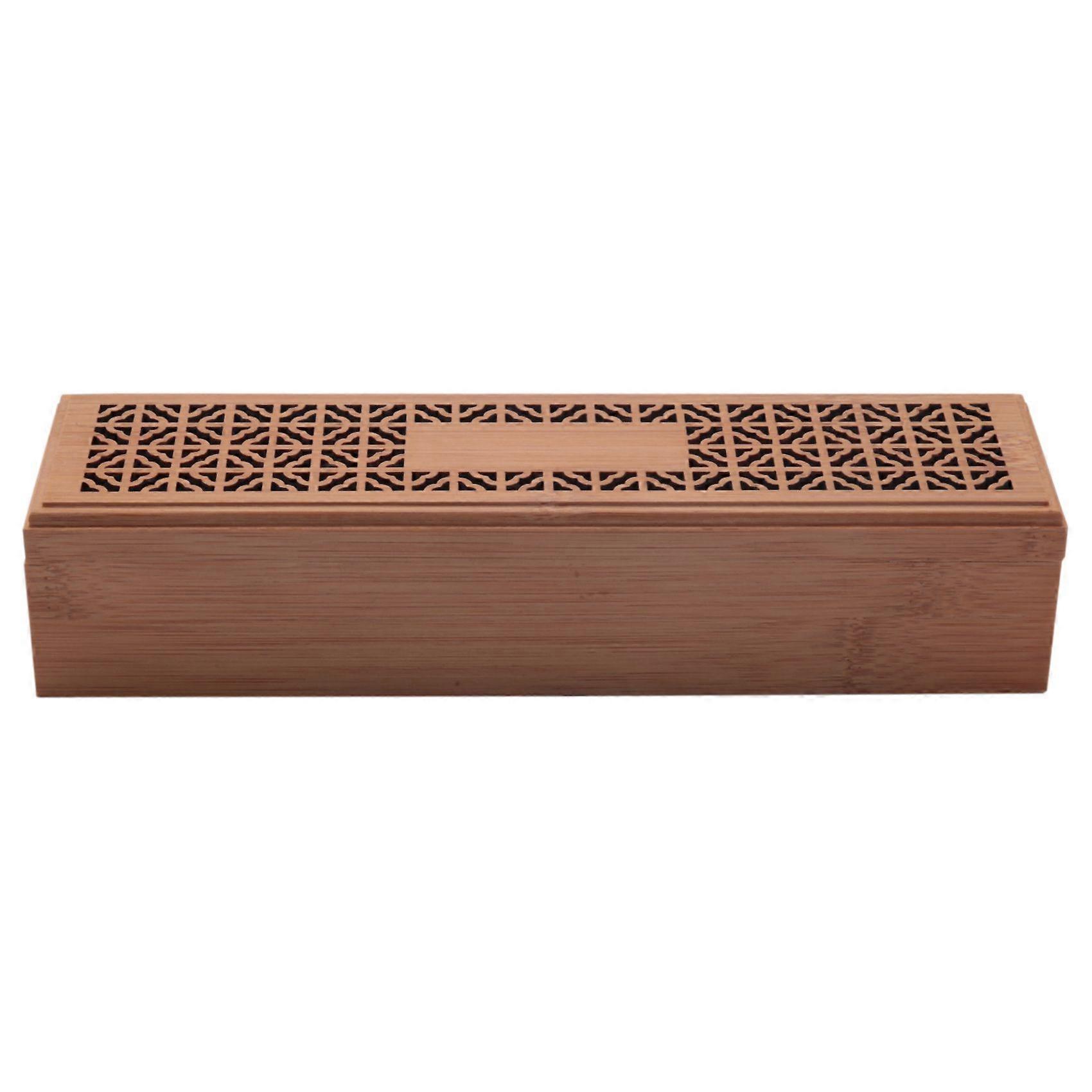 Incense Burner Incense Stick Holder with Drawer -Stick Box Hollow Aromatherapy Lying Censer Office