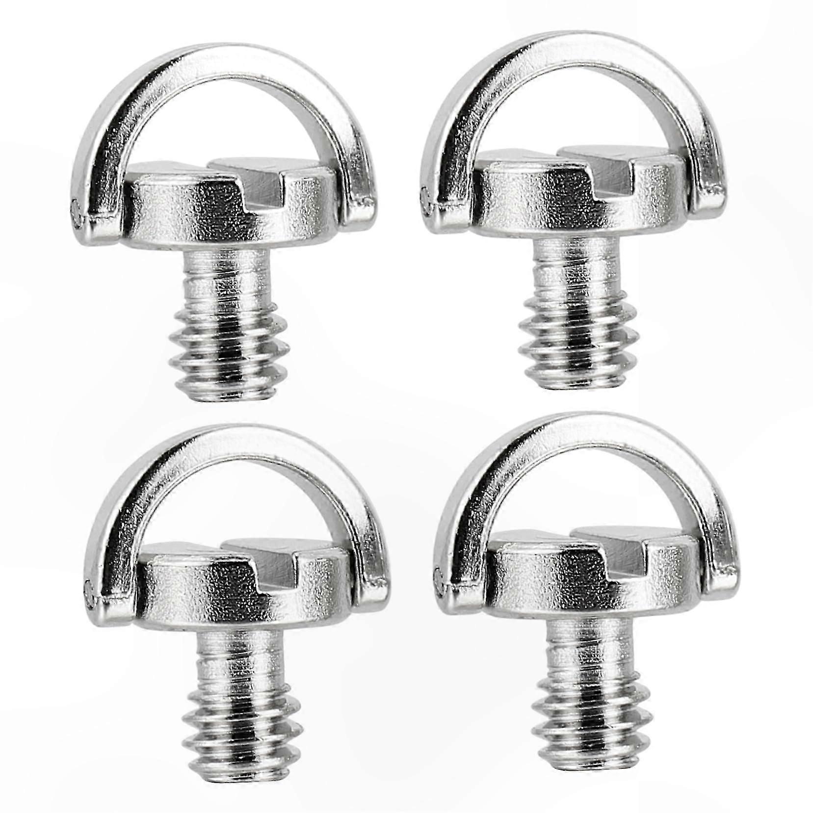 4-Pack Quick Release Camera Plate with Mounting Screws for Tripod Compatibility