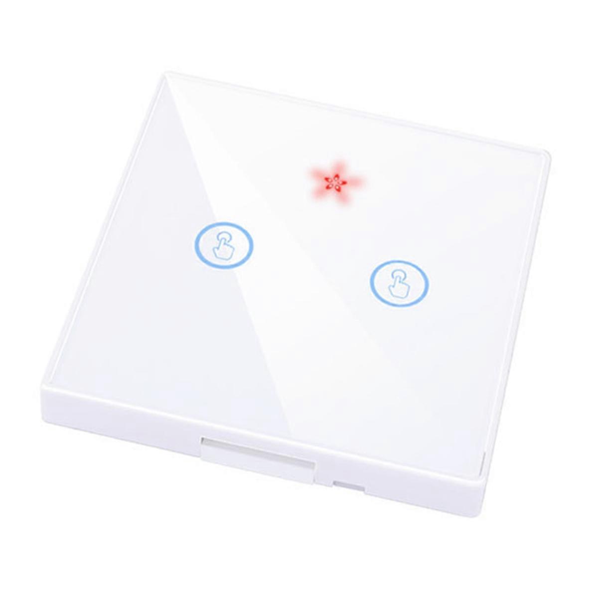 Smart Home Touch Switch Light Electrical Remote Control 2 Gang