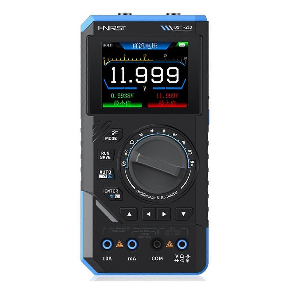 -210 Multimeter, Electronic Repair Detection Tool 19999 Counts 10MHz with Oscilloscope Signal Generator