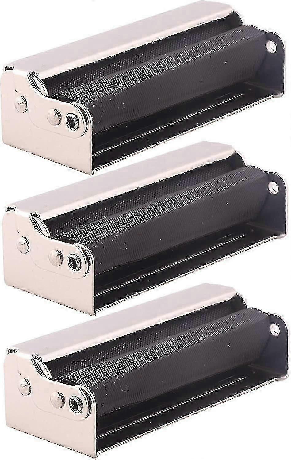 3 Piece78mm Rolling Machine Cigarette Rolling Machine Cigarett Machine Black Metal Cigarette Rolling Machine Black Automatic Cigarette Rolling Machine
