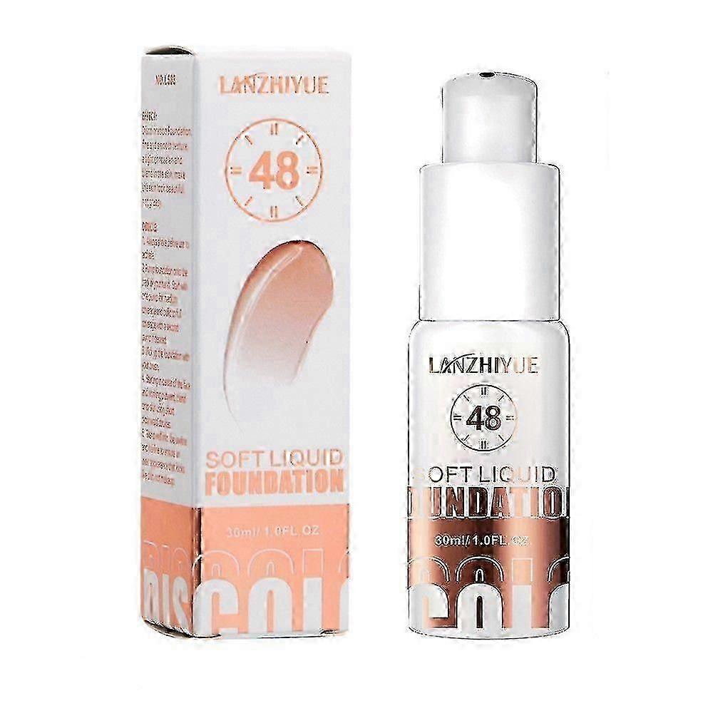 Color Changing Foundation for Mature Skin - 30ml Full Coverage Foundation for Face - Long-lasting Concealer Cream for Women, Oil Control Facial Primer