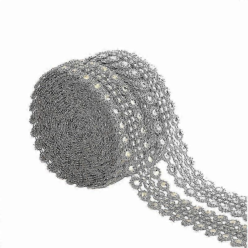 2rolls Rhinestone Diamond Mesh Ribbon