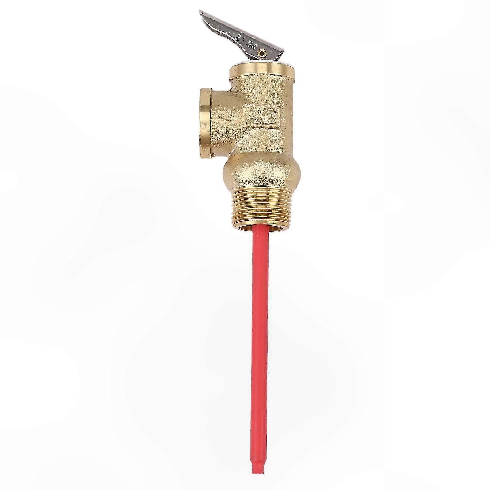 3/4 Inch Temperature and Pressure Relief Valve, 102PSI 210F, 0.7Mpa to Valve for Safe Operation