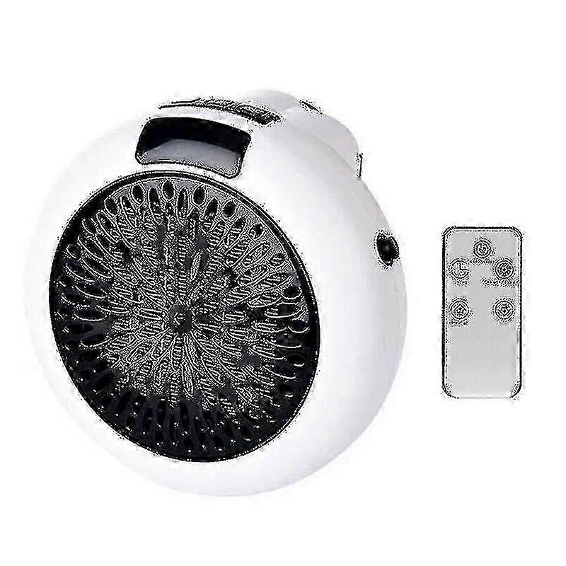 (blanc) 900w 220v Mini Portable Plug-in Prise murale électrique Radiateur d’appoint Radiateur soufflant Chaud