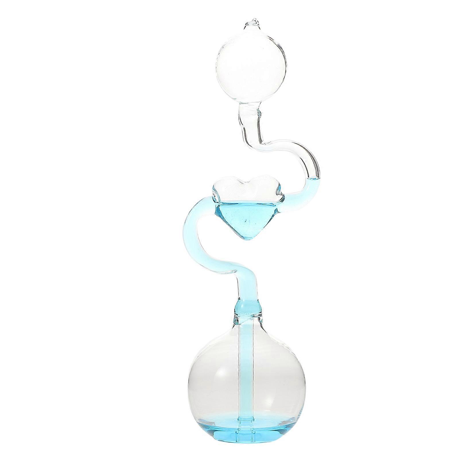 Creative Liquid Motion Timer Heart Shaped Glass Hand Boiler for Home 2Pcs