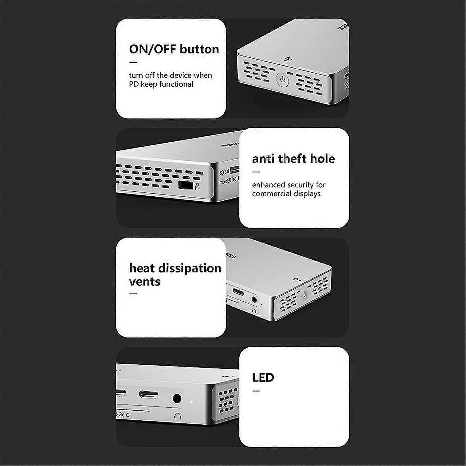 14 in 1 Docking Station USB 3.2 Transfer