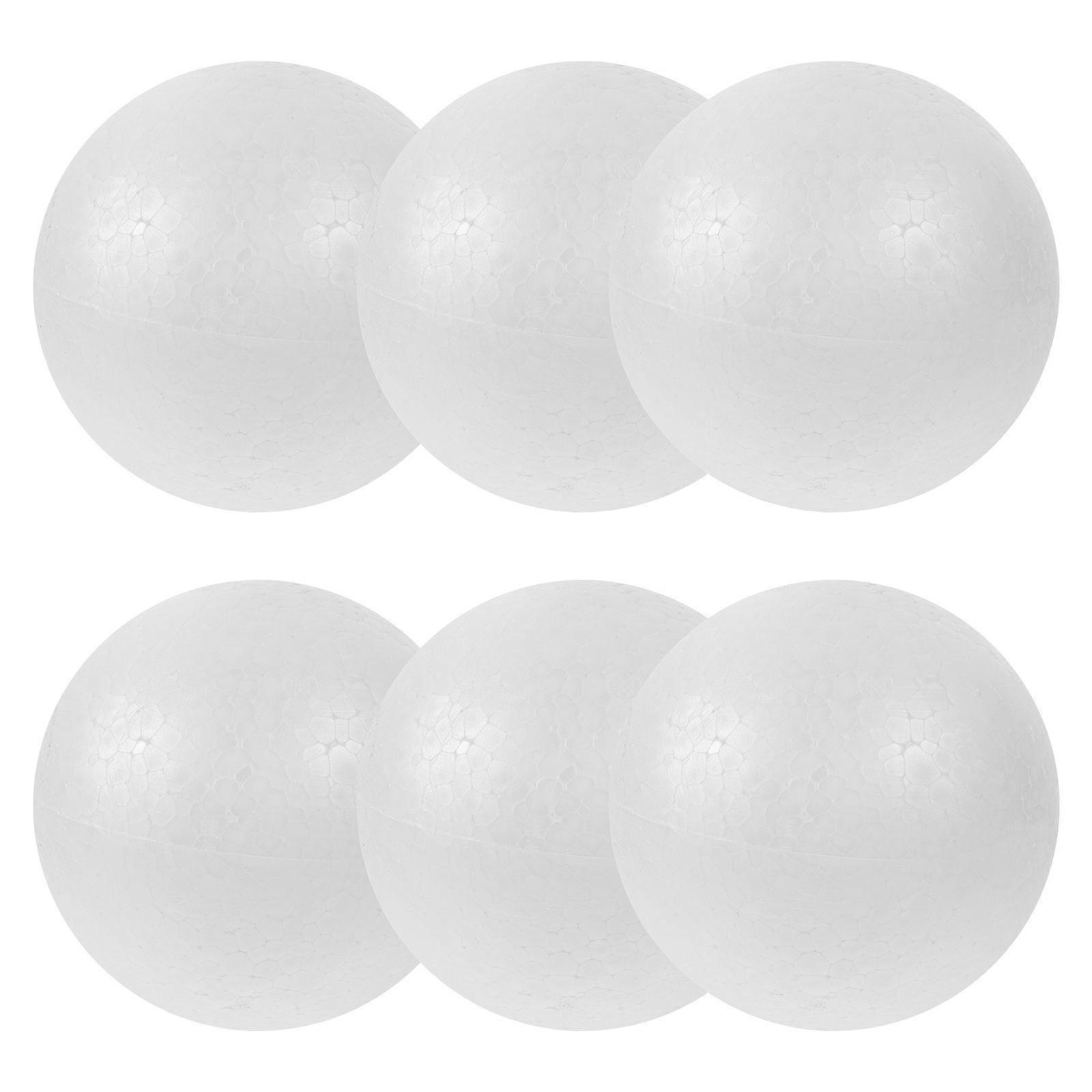 6 stk 12cm Solid Ball Barn DIY Håndverksmateriale Morsom rundballpynt