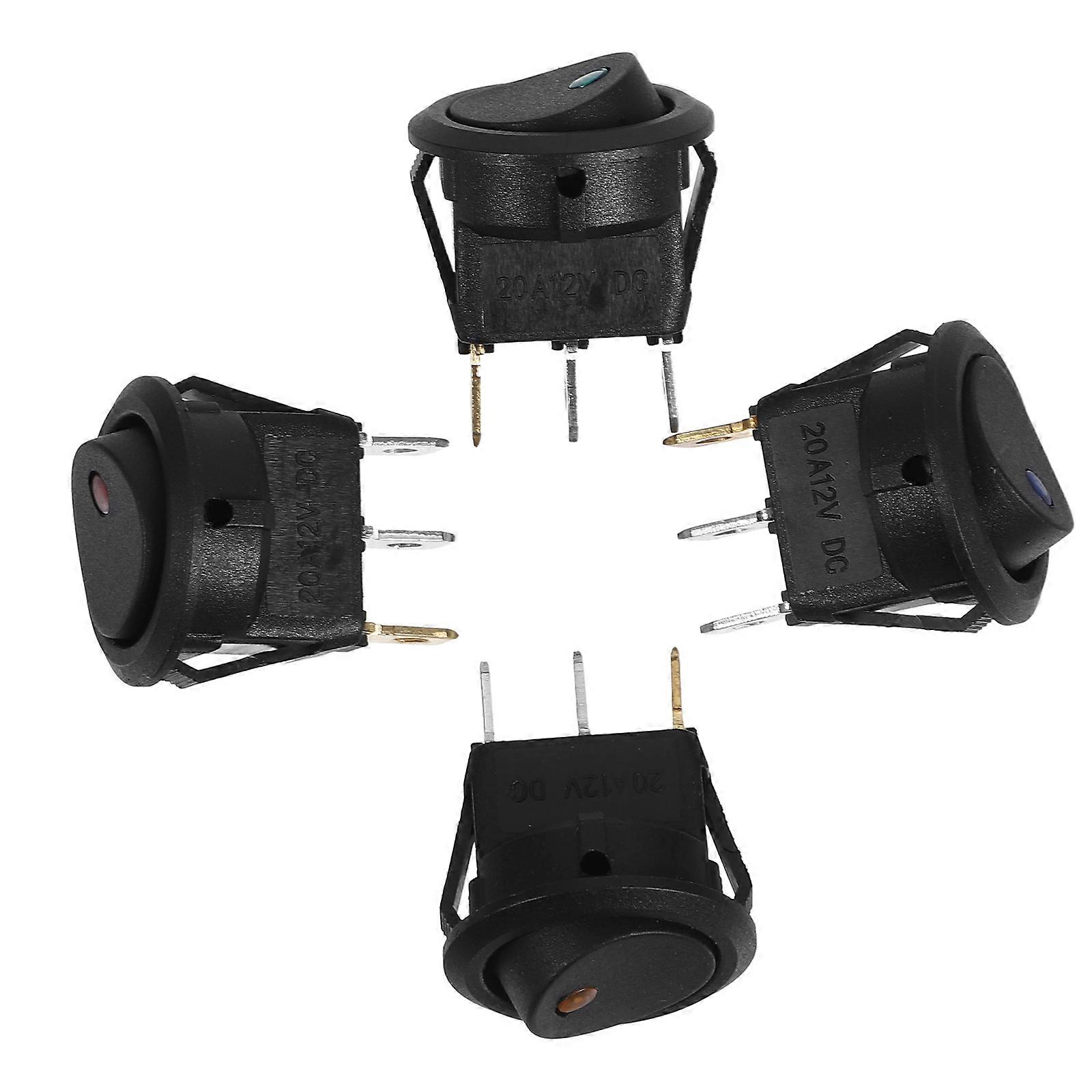 Automotive Cat Eye Switch Rocker Switch Replacement with 4Pcs for Car Use