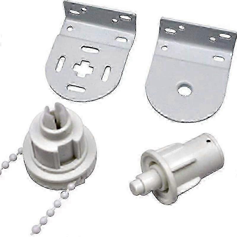 금속 브래킷 및 비드 체인이 있는 30mm 롤러 블라인드 수리 키트 - 창 블라인드용 교체 부품