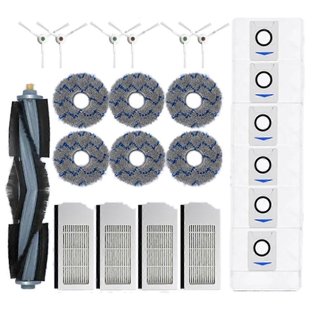For X1 OMNI T10 Robot Vacuum Cleaner Parts Dust Bag Hepa Filter Main Side Brush Mop Cloth