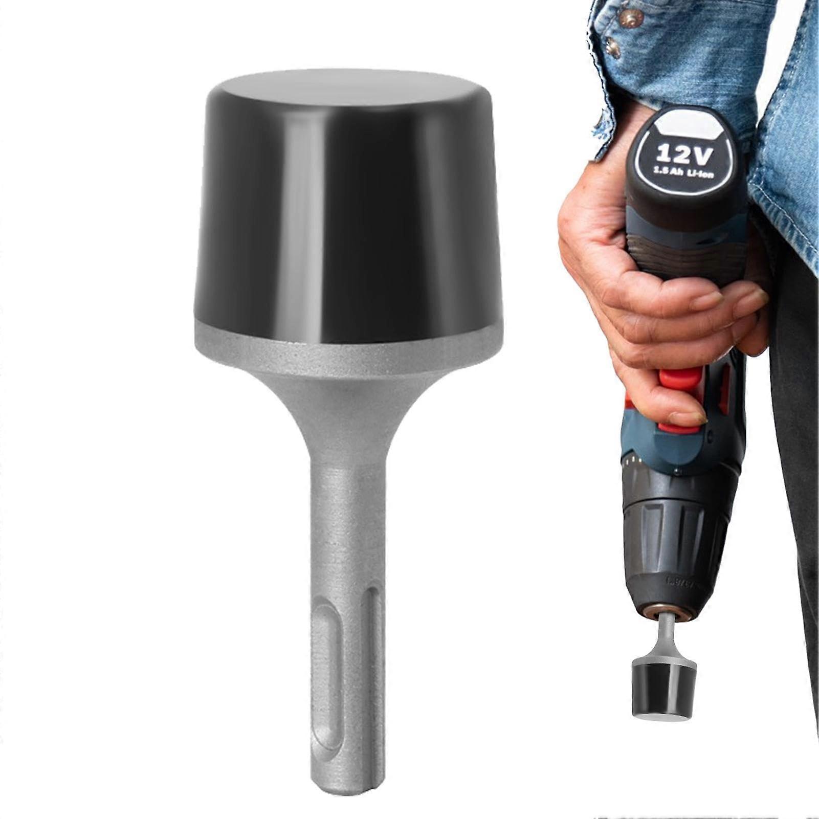 Rubber Hammer Mallet Portable Hammer Drill Attachment, Compact Electric Vibrator, Rubber Hammer For Pipe Cleaning