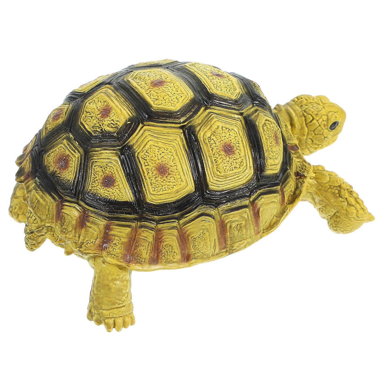 Simulated Turtle Model Animal Figurine for Educational Display 3Pcs