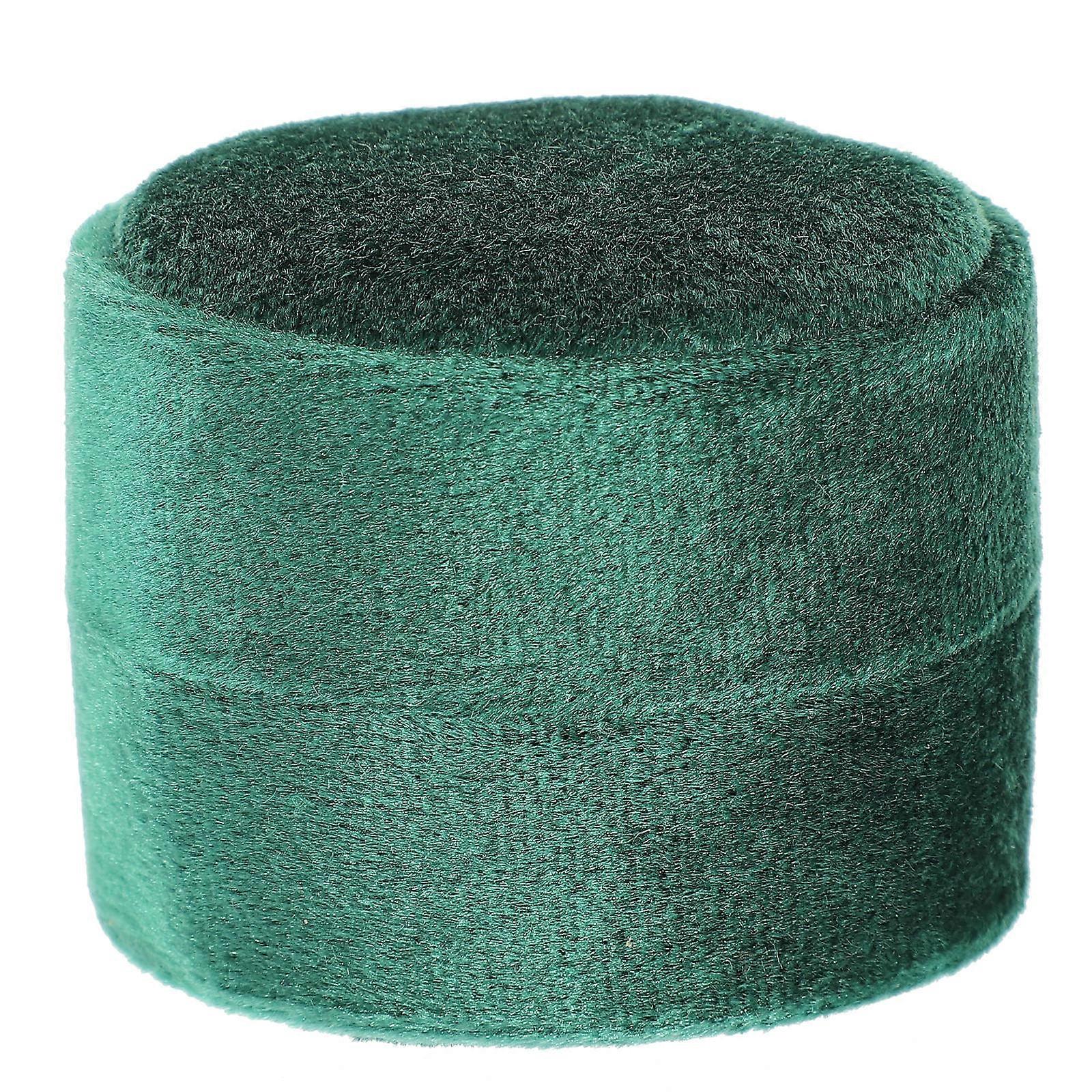 2Pcs Velour Ring Box for Travel Use with 2 Slots Jewelry Organizer