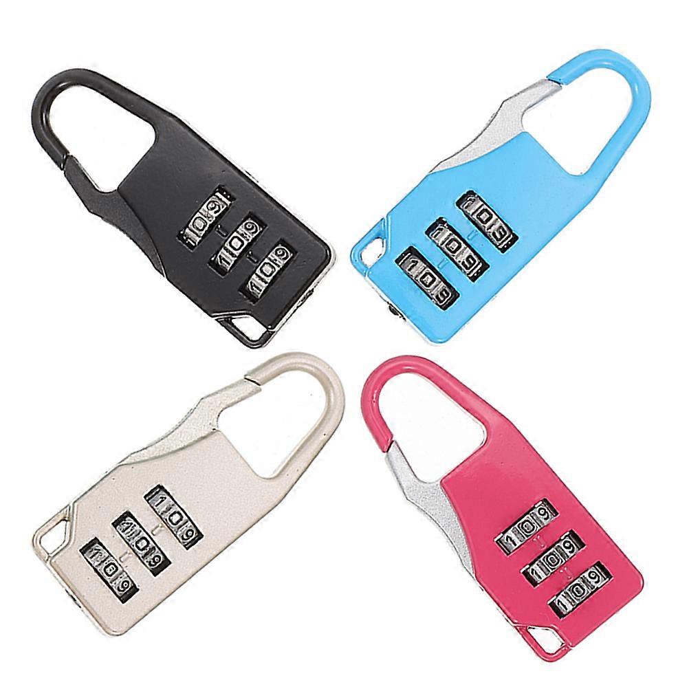 Luggage Lock 3- Password Setting Durable Iron Padlocks 8Pcs