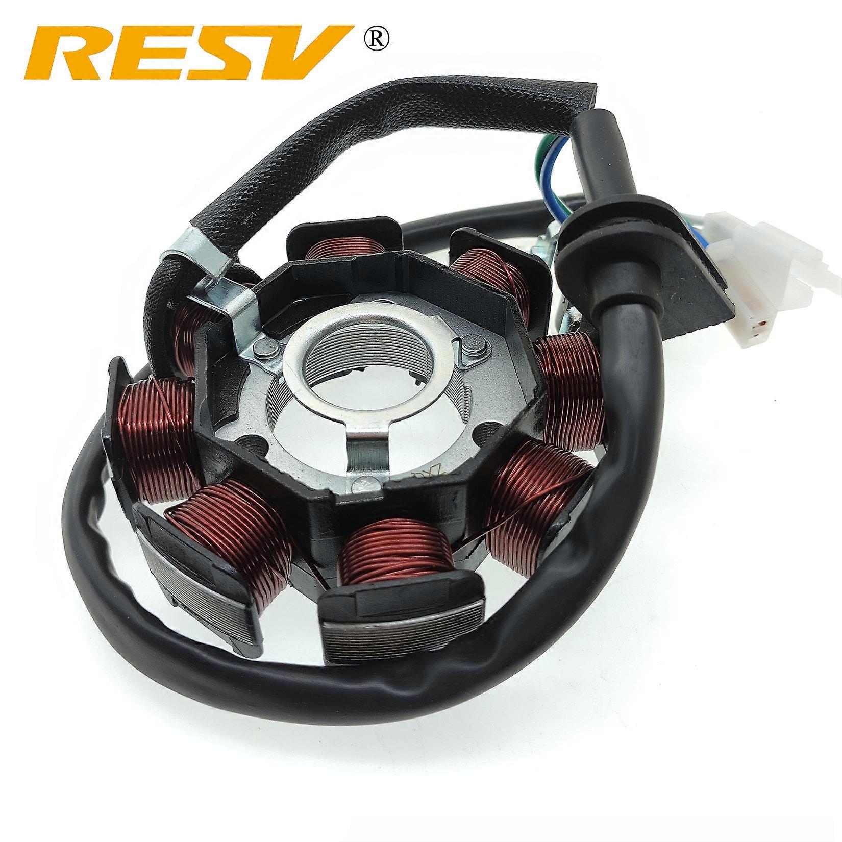 Suitable for Motorcycle 4 Wire 8 Poles Full Wave AC For Yamaha JOG100 ZY100 RS100 RSZ100 Ignition Coil Stator Generator
