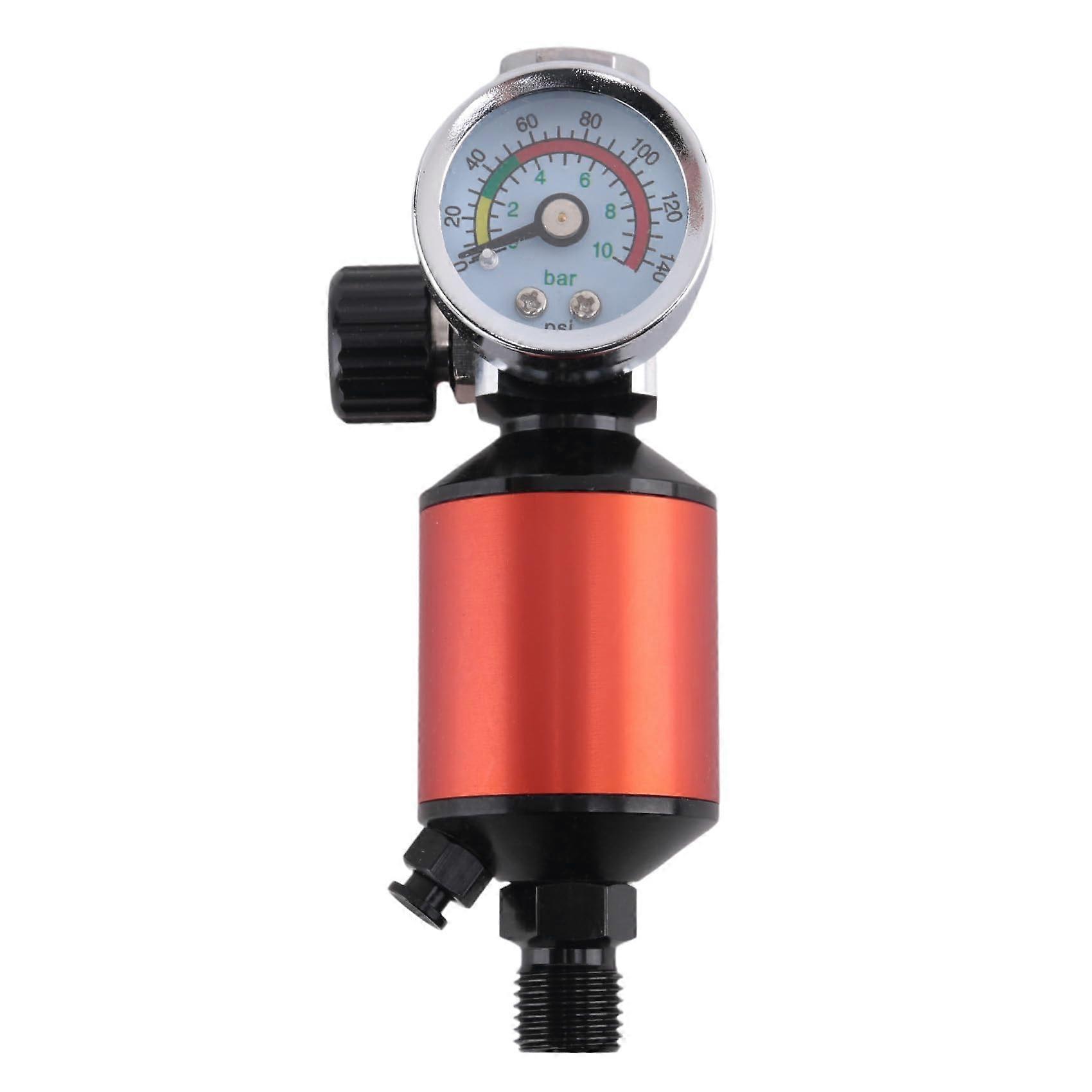 Air Compressor Regulator With Oil Moisture Separator, 1/4Inch NPT Inlet And Outlet, For Air Tools