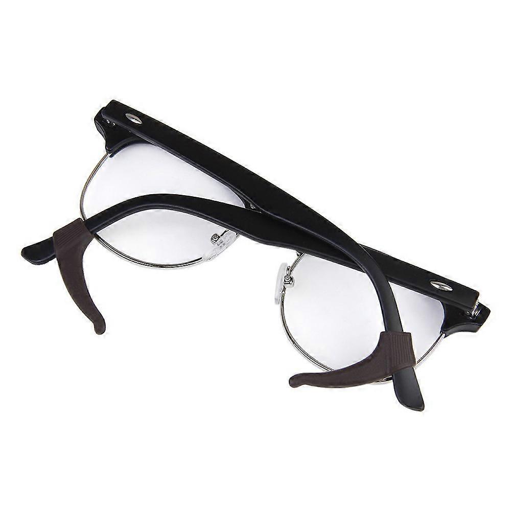 Eyeglass Tip Silicone Anti-Slip Holder for Comfortable Use Pair