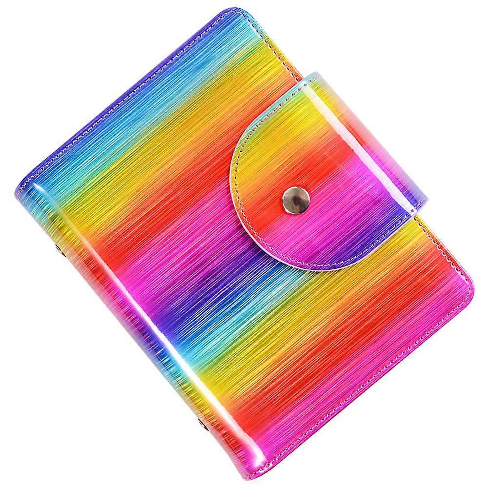 Nail Stamping Plate Bag for Storage Use with 20 Slots Multi-Color PU Holder