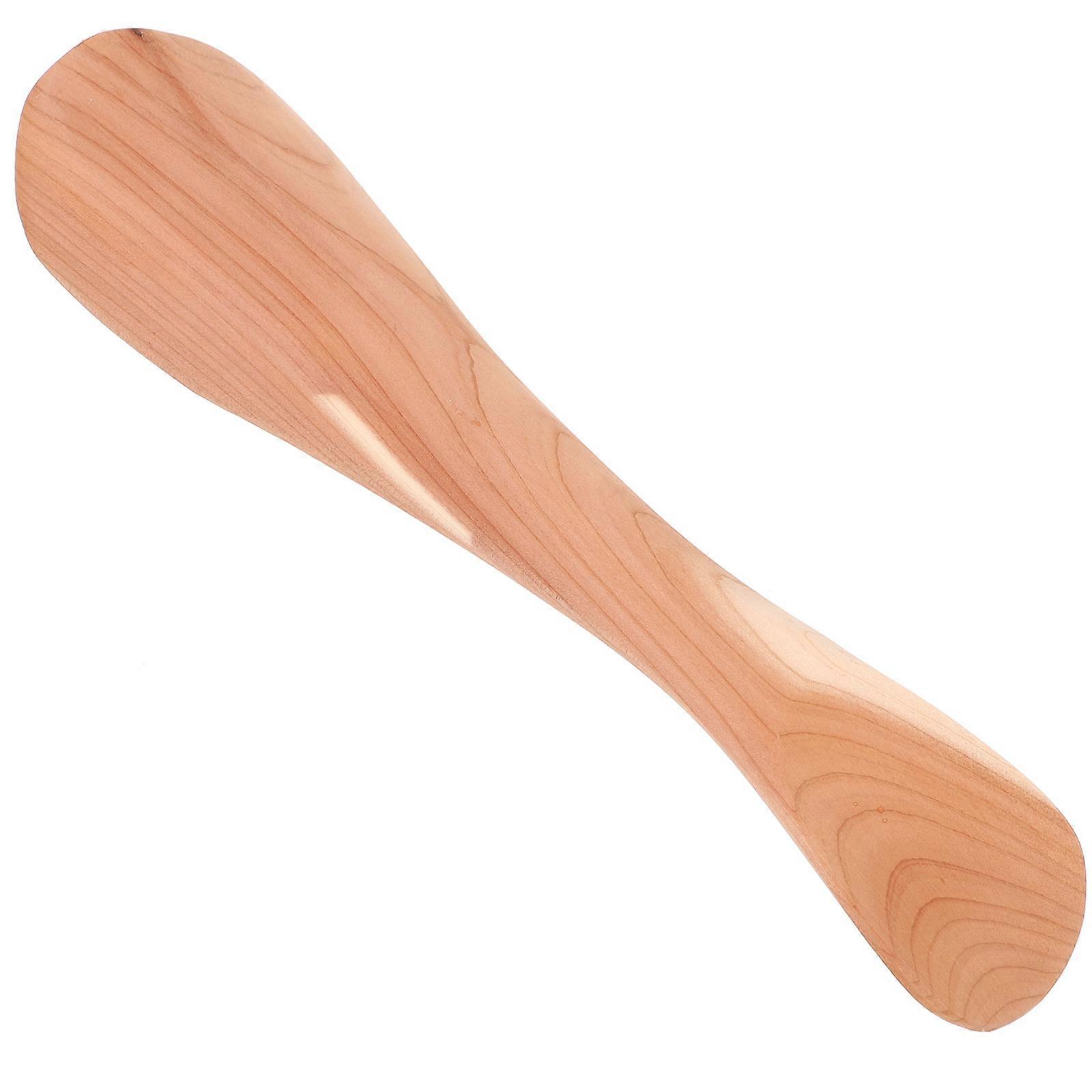 Brown Wood Shoe Horn Travel Shoehorn for Shoe Use 5Pcs Portable Set