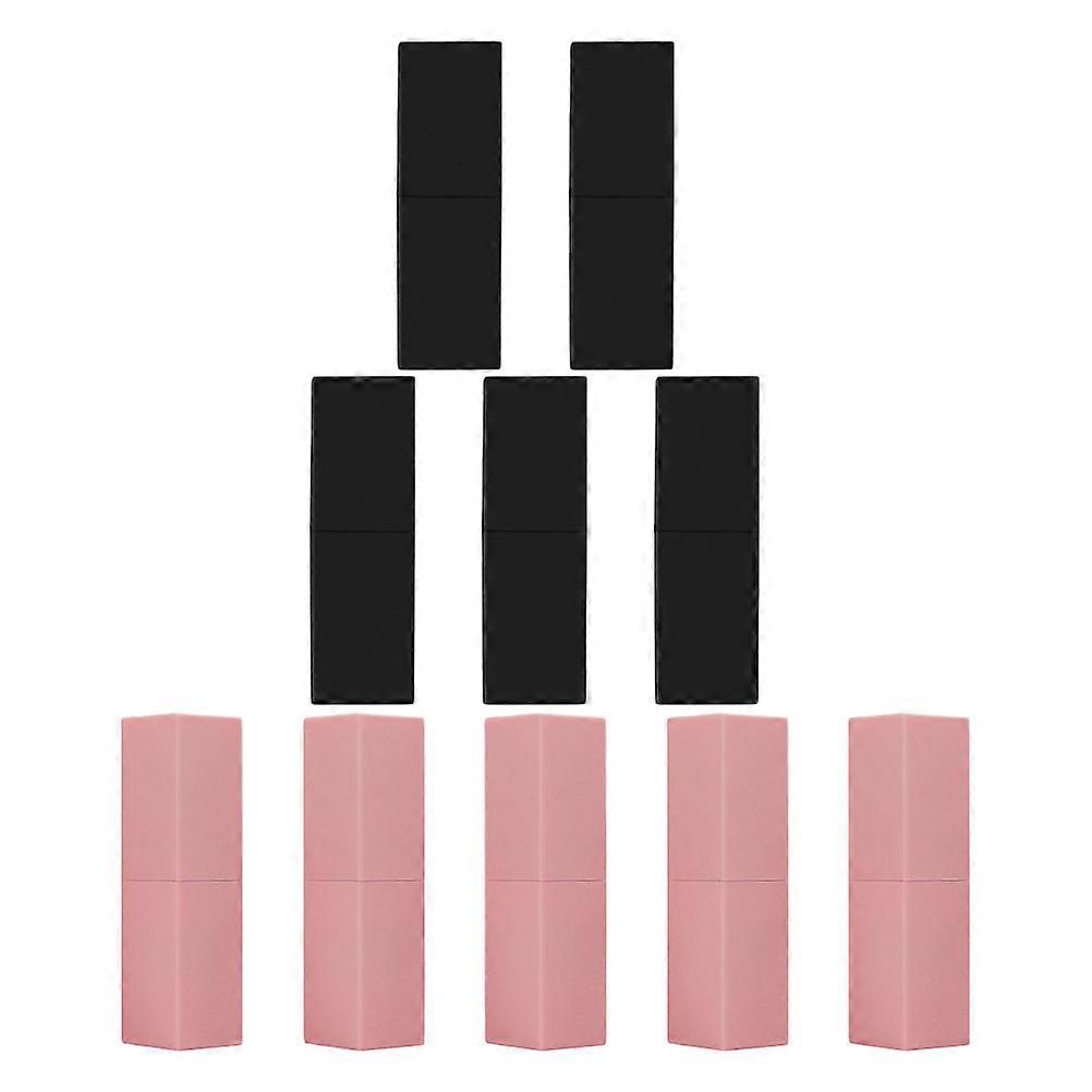 Lipstick Holder Plastic Tube for Storage 10Pcs Assorted Color Kit