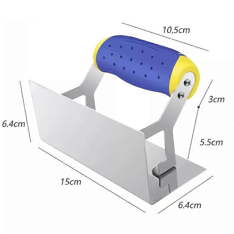 One Piece of Inner and Outer Corner Trowel Internal and External 90 Degree Sheet Rock Stainless Steel Drywall Corner Trowel