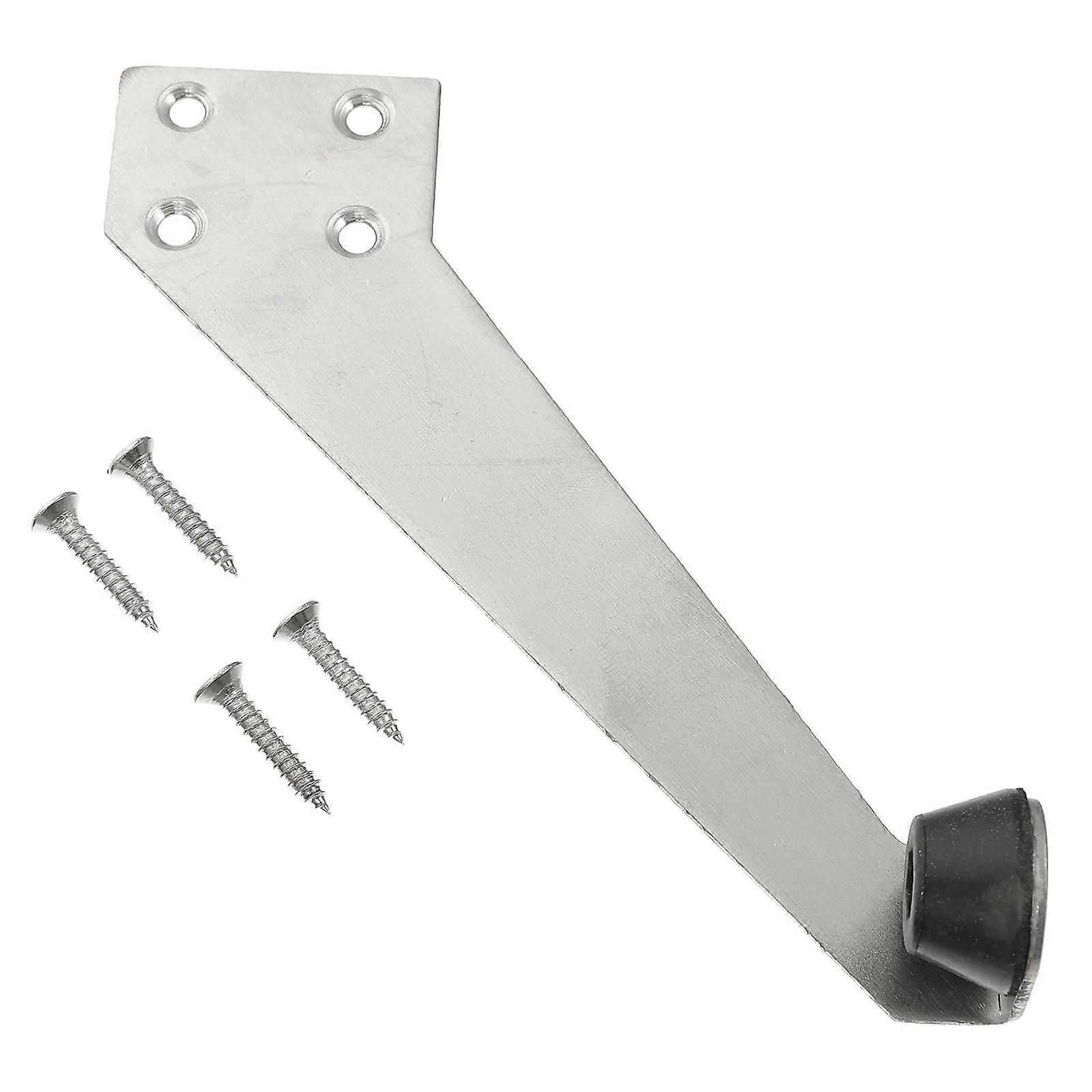 Solid Door Stop Stainless Steel Heavy Duty Holding Home Use 1Set