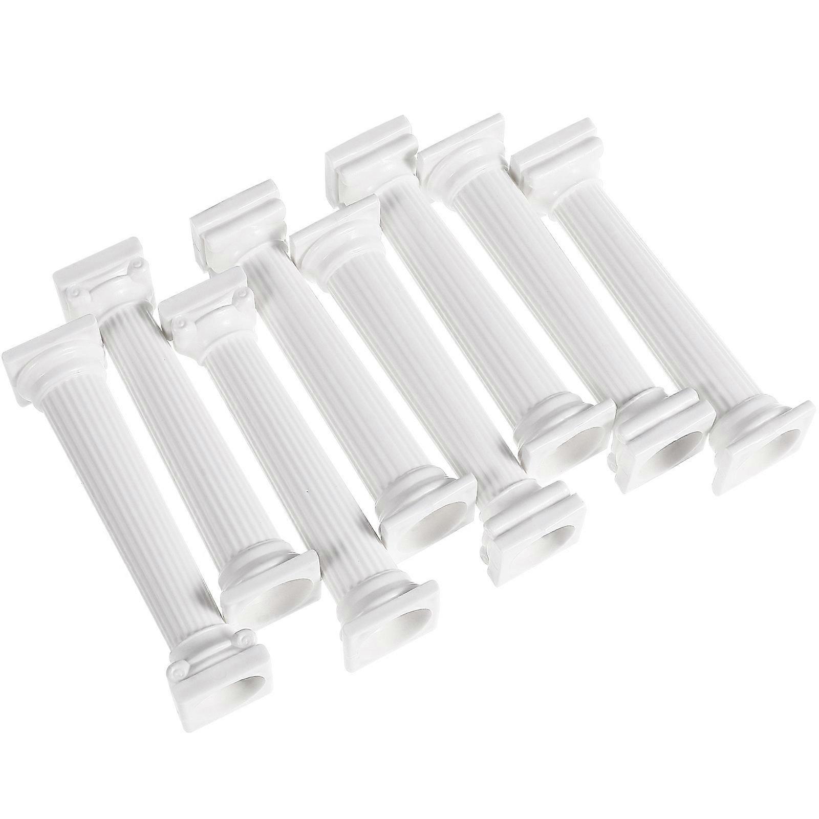 Cake Supports Roman Column Stand for Cake Display 24Pcs White