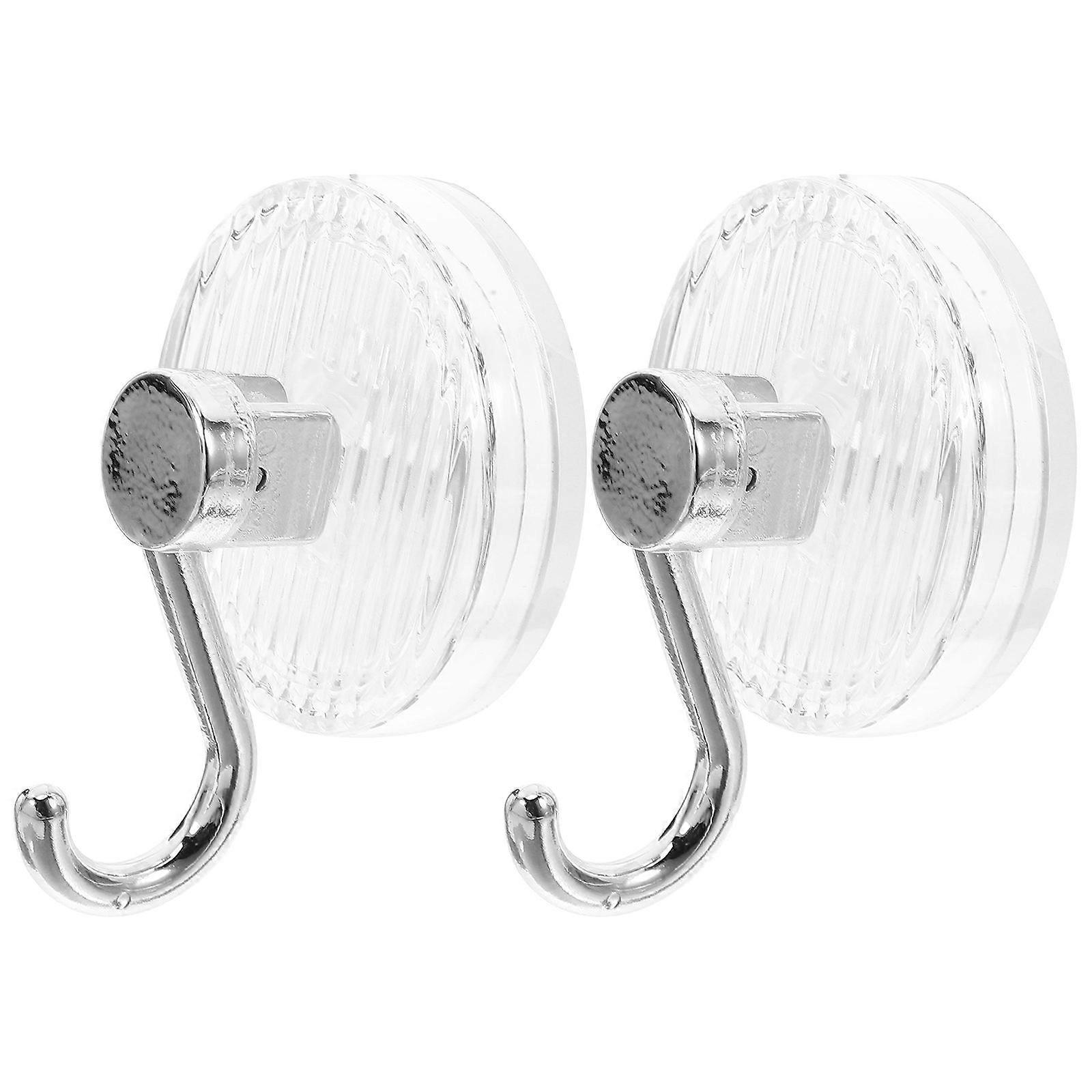 Strong Suction Cups Hooks Hangers For Home Organization And Storage Multi ABS PC Material 2Pcs
