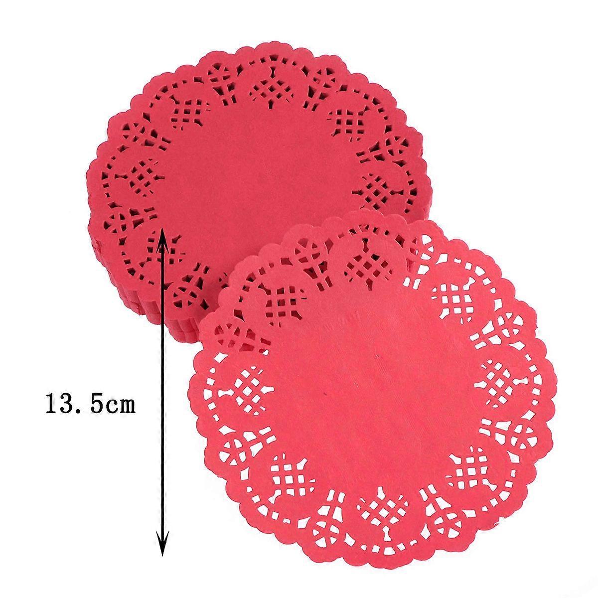 Paper Doilies For Tables 5.5 Inch Vintage Style Crafts Table Mats Food Paper 100Pcs
