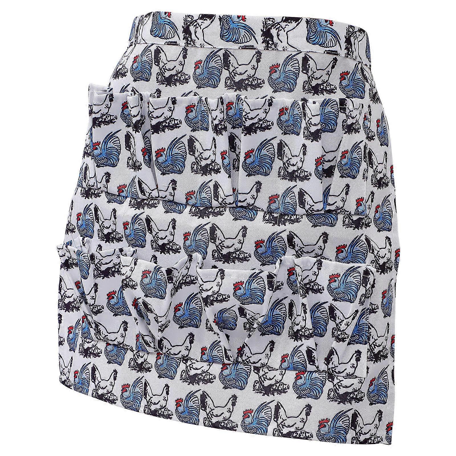 Chicken Egg Apron Cloth for Egg Gathering 2Pcs with Useful Pockets