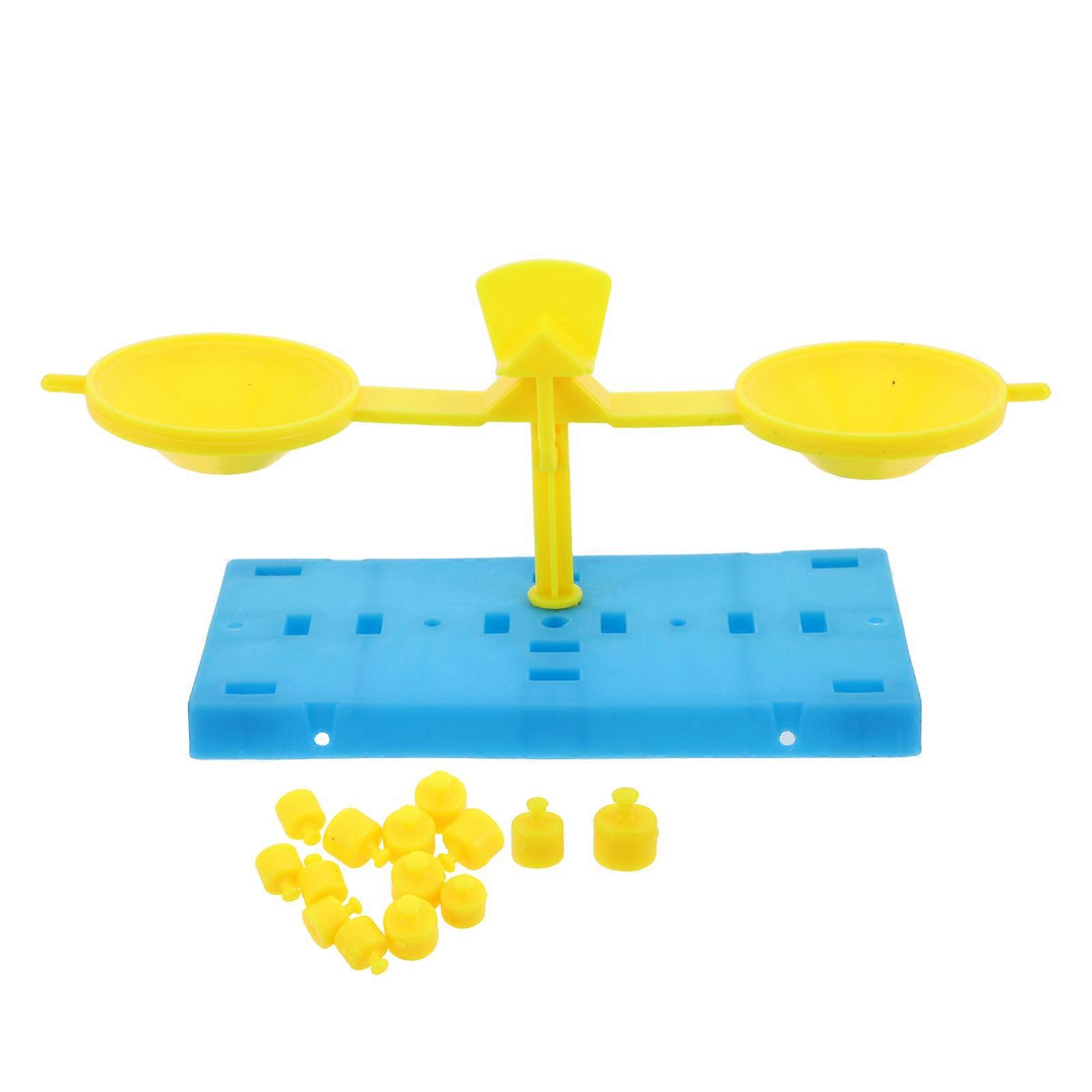 Stem Balance Scale Toy Lever Teaching Instrument for 1Set DIY Science Experiment
