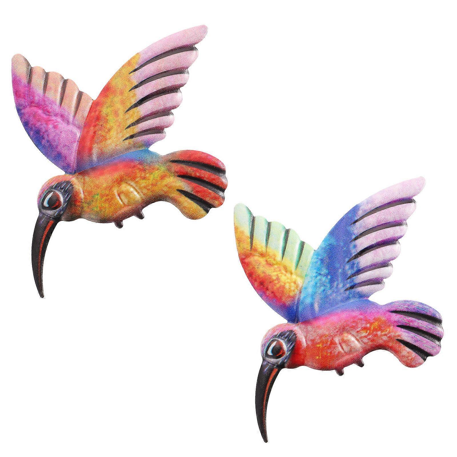 Wall Decors Creative Hummingbird Shape Pendants for Decoration 8Pcs