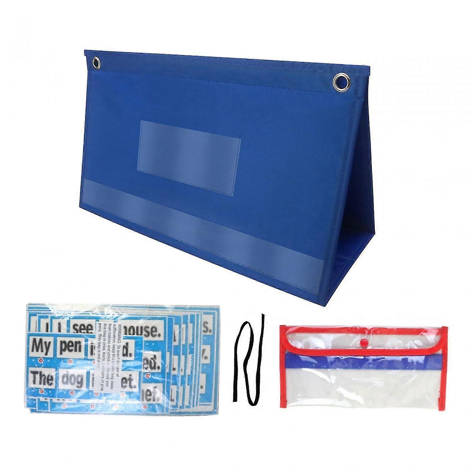 Kids Sentence Building Pocket Chart Visual Learning Word Cards Pocket Charts