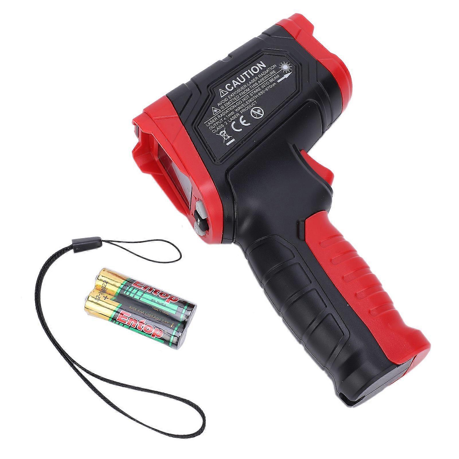 Infrared Thermometer, NonContact Digital Temperature Guns Range from 50 to 680 (58 ~1056) with HD Color LCD Screen and Intelligent Sleep, Sound and Li