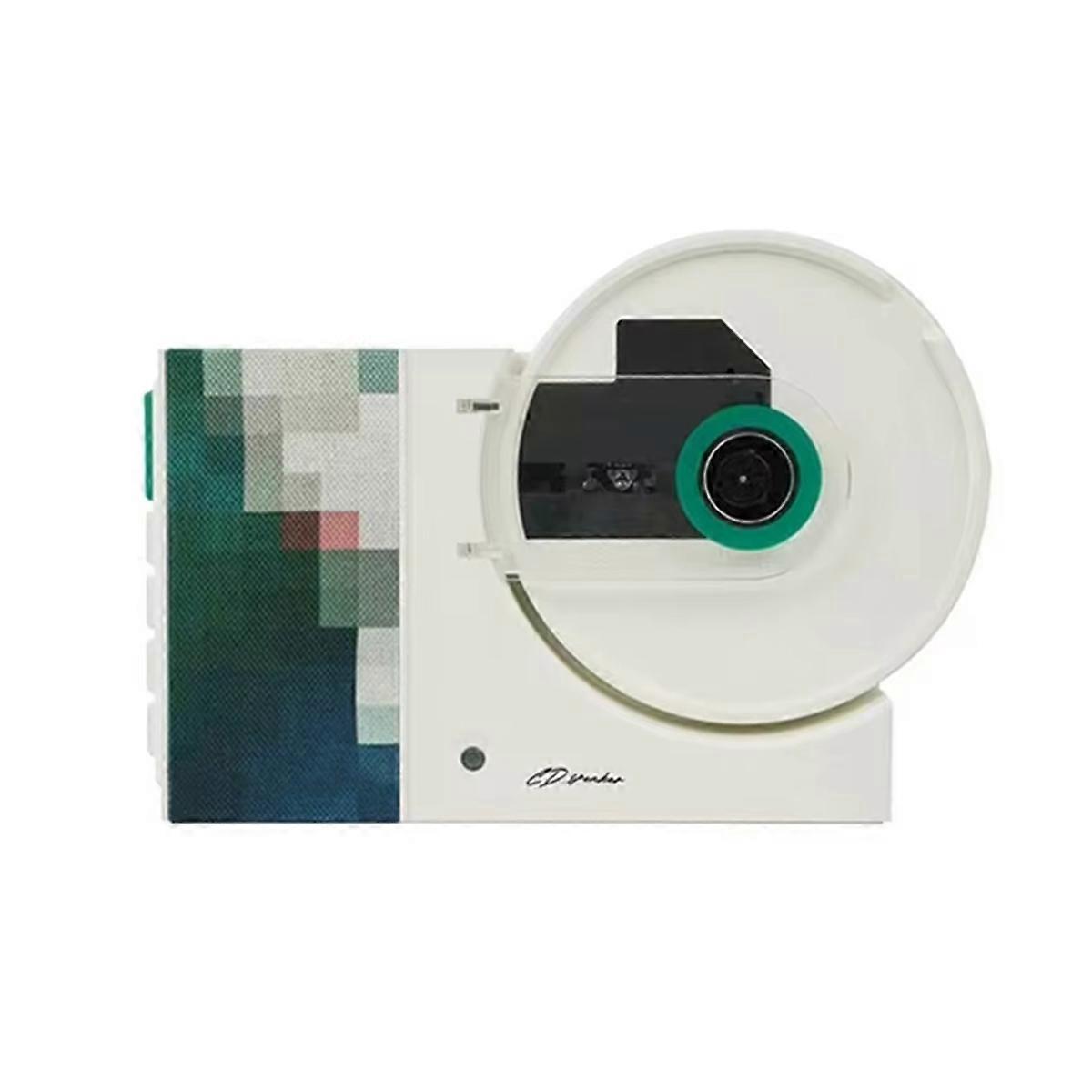 Wall Mounted CD Music Player Remote Control Home Audio Speaker Green