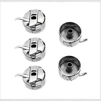 5pcs Bobbin Case for Sewing Machine Professional Sewing Metal Bobbin Case