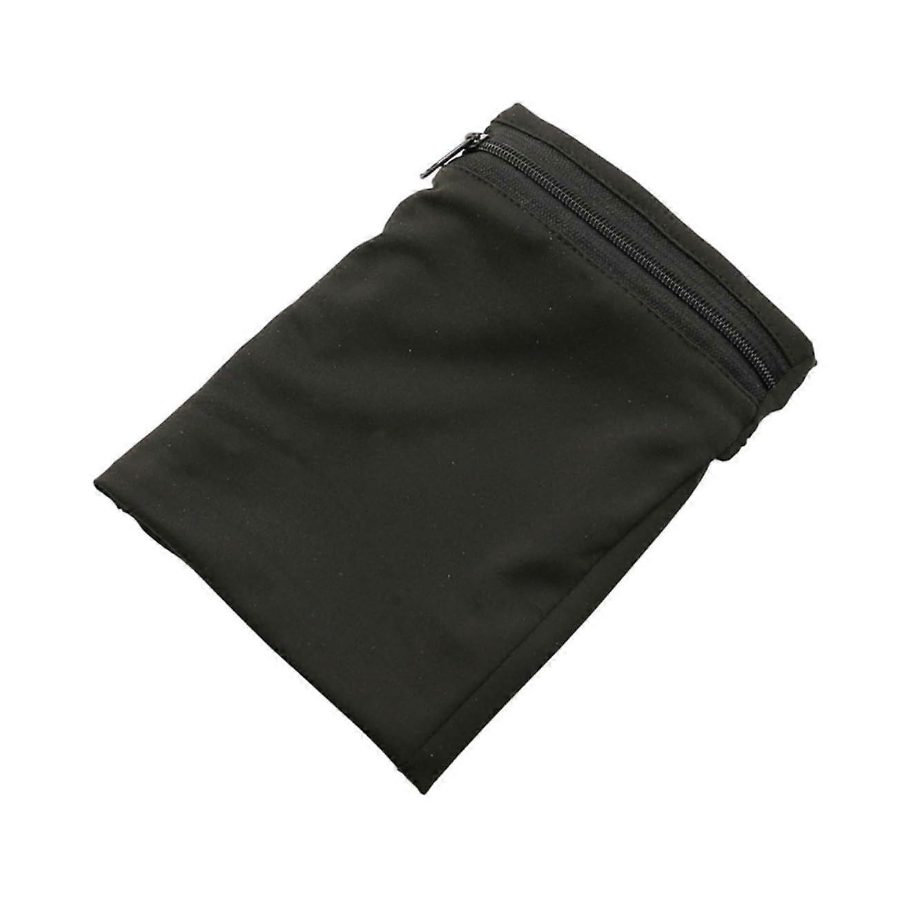 Sports Arm Phone Bag Black Unisex Armband Pouch for Running Fitness Compatible with Most Smartphones Adjustable Size
