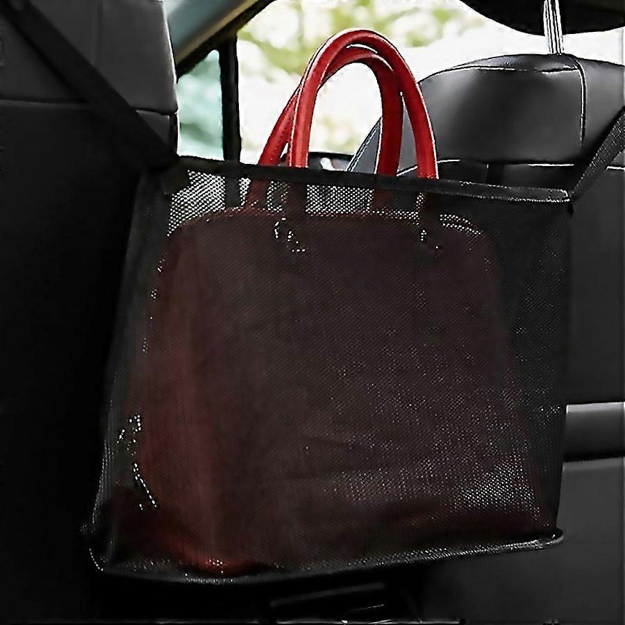 For Car Storage Net Pocket Between Two Seats Car Screen Suspension Type Storage Bag Universal Physic