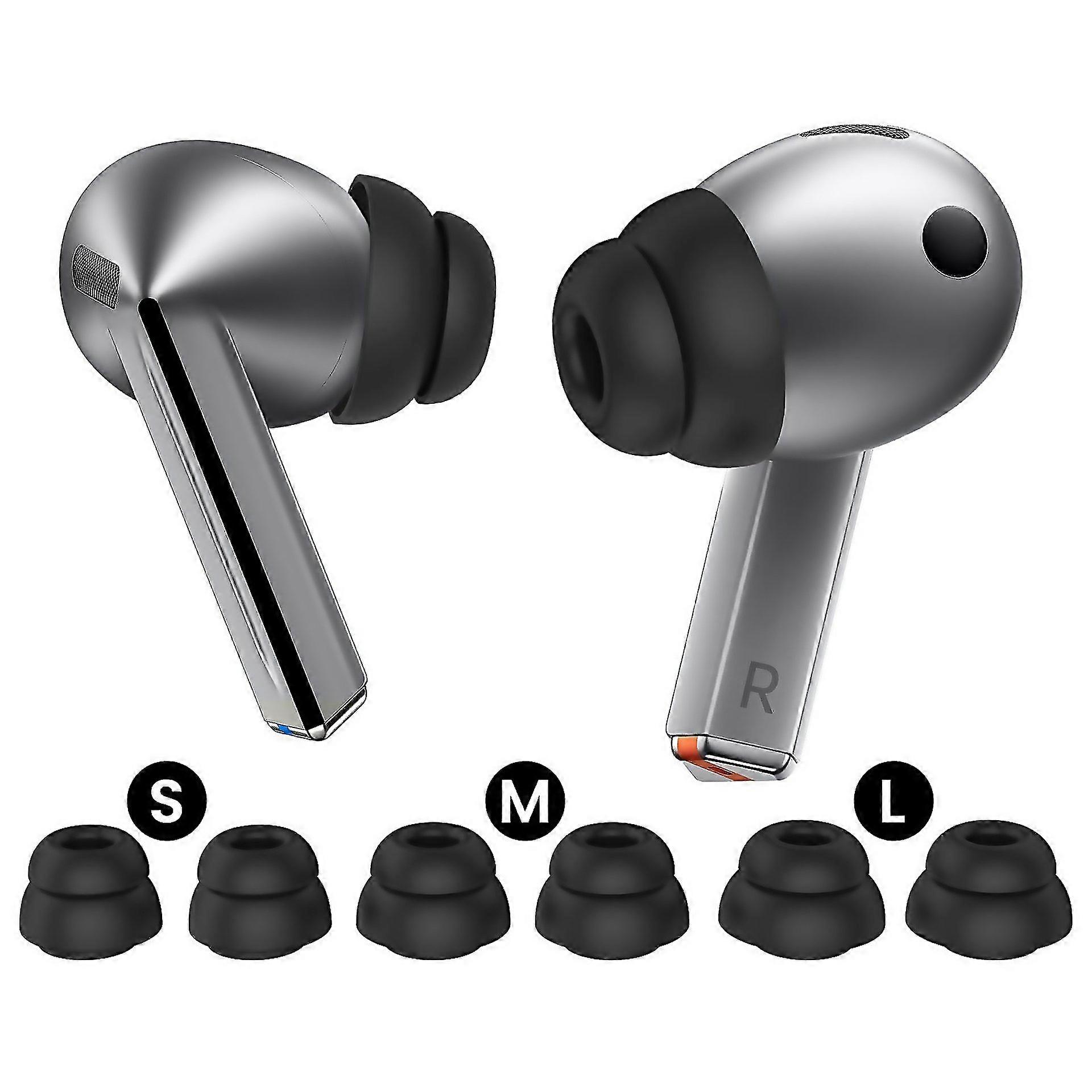 For Samsung Galaxy Buds3 Pro Ahastyle Dd09 3pairs Sml Silicone Earbuds Earphone Protective Case With