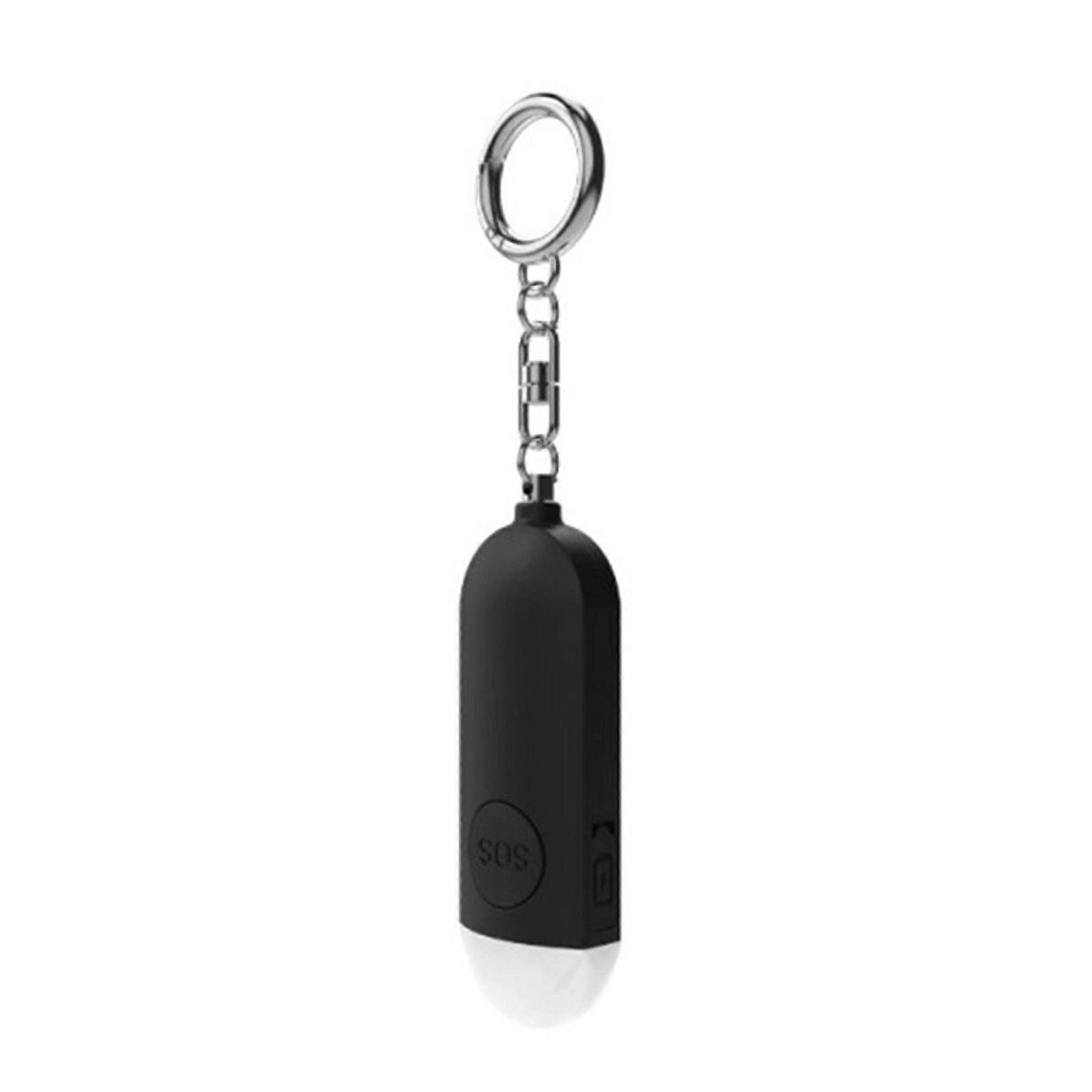 Self- Alarm Smart Tag Gps Tracker Portable Rechargeable Alarm Key Child Finder Pet CarMini Airta(Black)