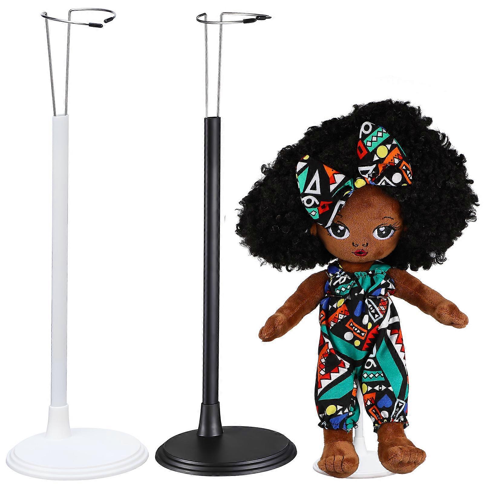 PVC Doll Display Rack Support Stand for 12Pcs Doll Stands and Figures