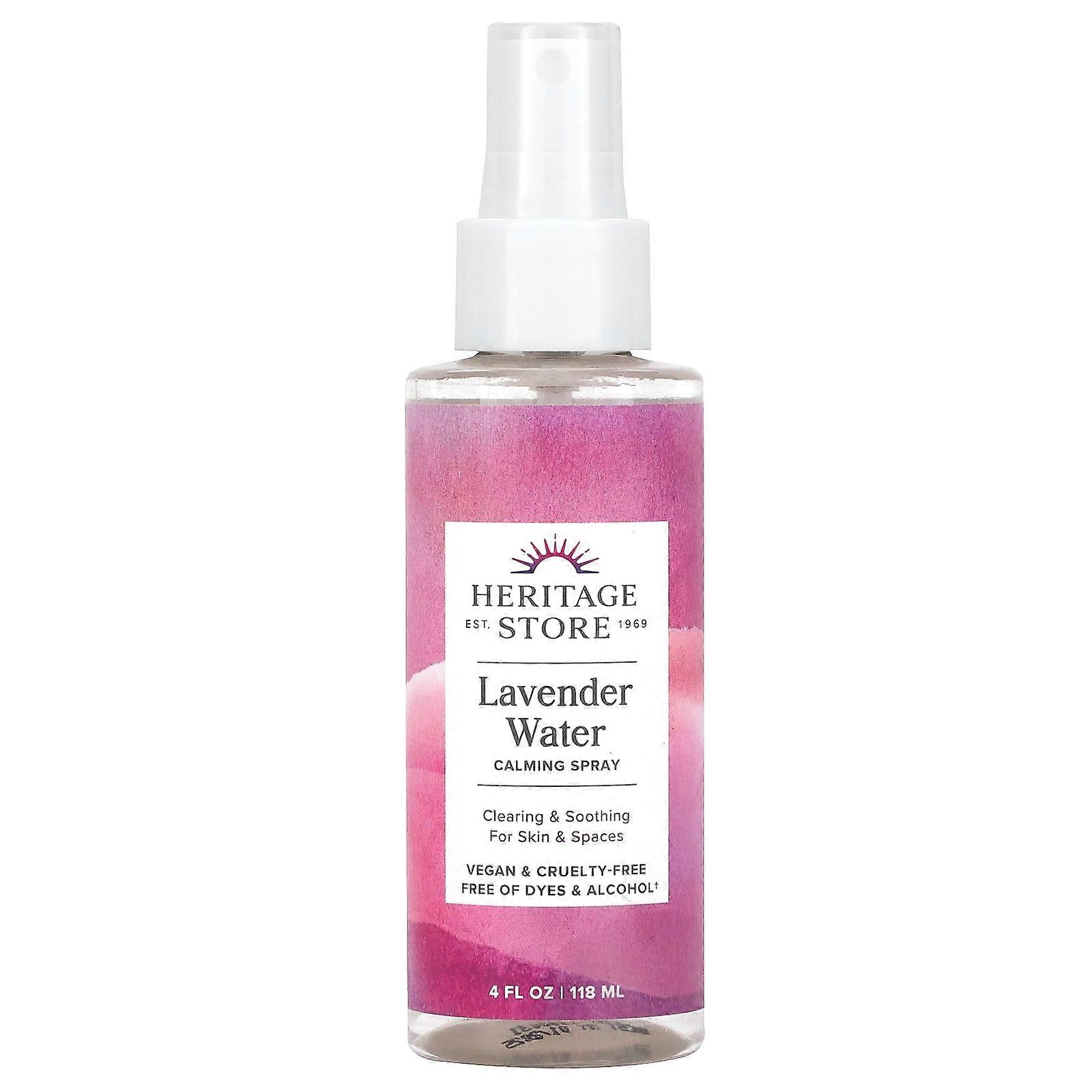 Lavender Water, Calming Spray , 4 oz (118 ml)