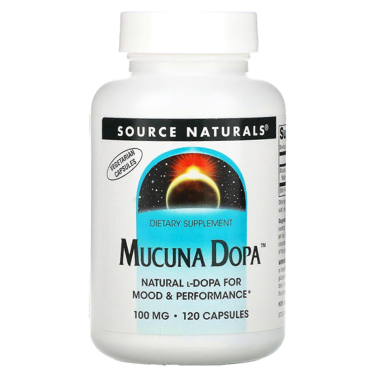 Mucuna Dopa, 100 mg, 120 Capsules