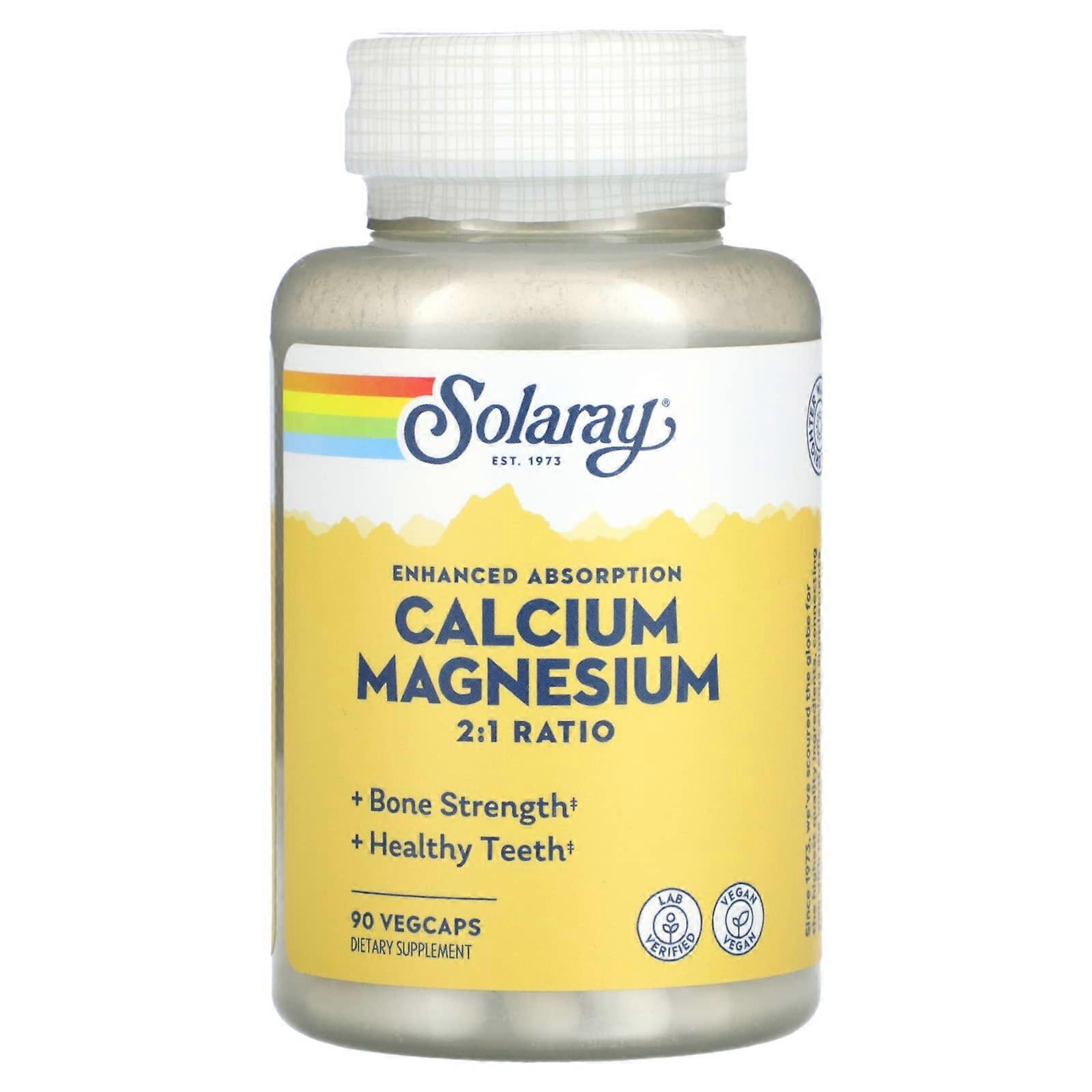 Enhanced Absorption Calcium Magnesium, 90 VegCaps